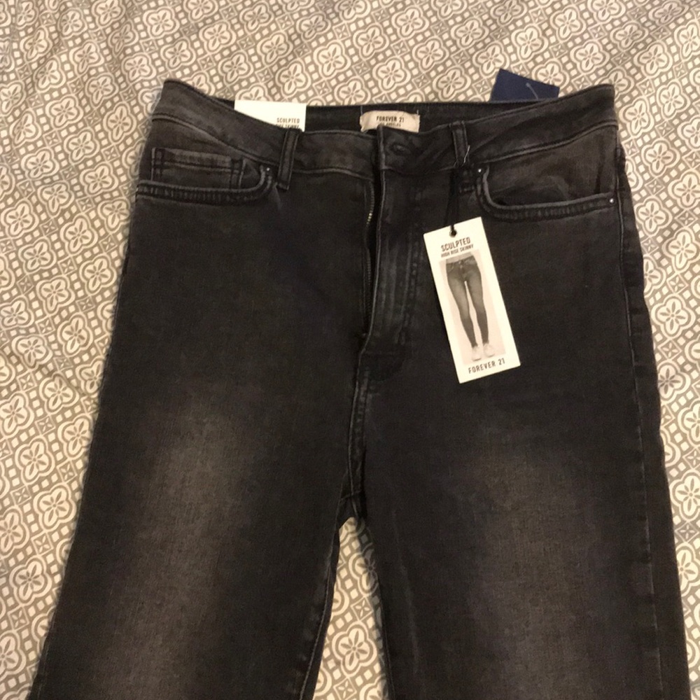 Black skinny jeans